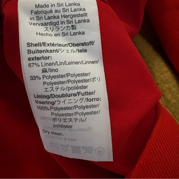 J.CREW Parke Blazer in Linen Brilliant Sunset H9710 Size 14 NWT Retails: $178 - Picture 12 of 16